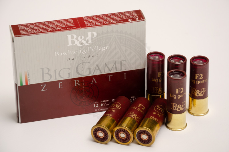 Патрон B&P Big Game Zerati контейнер, картеч 7/0, наважка 36 г