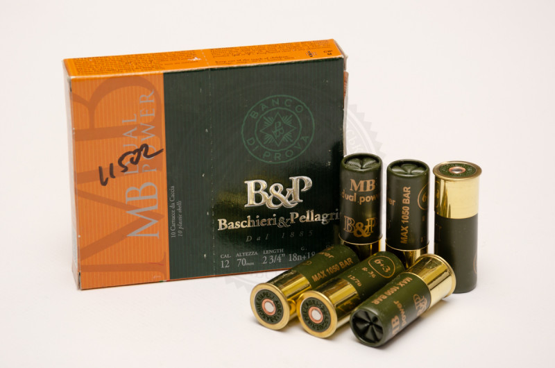 Патрон B&P Dual Power, калібр 12×70, дріб 18 + 18 г