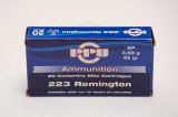 Патрон PPU .223 Rem (5,56×45), пуля SP 3,56 г (55 grain), нач. скорость 980 м/с Патрон PPU .223 Rem (5,56×45), пуля SP 3,56 г (55 grain), нач. скорость 980 м/с