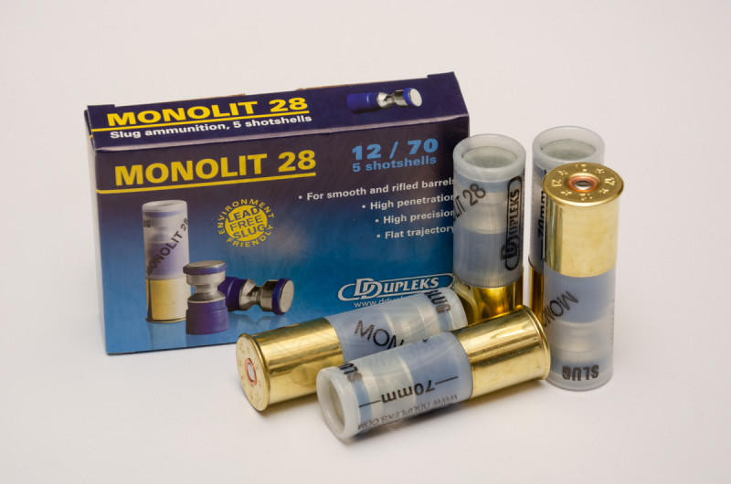 Патрон Monolit 28, калібр 12×70, куля 28 г