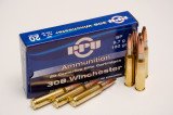 Патрон PPU .308 Win (7.62×51), пуля SP 9,7 г (150 grain), нач. скорость 820 м/с Патрон PPU .308 Win (7.62×51), пуля SP 9,7 г (150 grain), нач. скорость 820 м/с