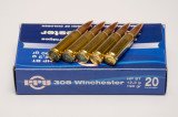 Патрон PPU .308 Win (7.62×51), куля HP BT 12,3 г (190 grain), поч. швидкість 765 м/с