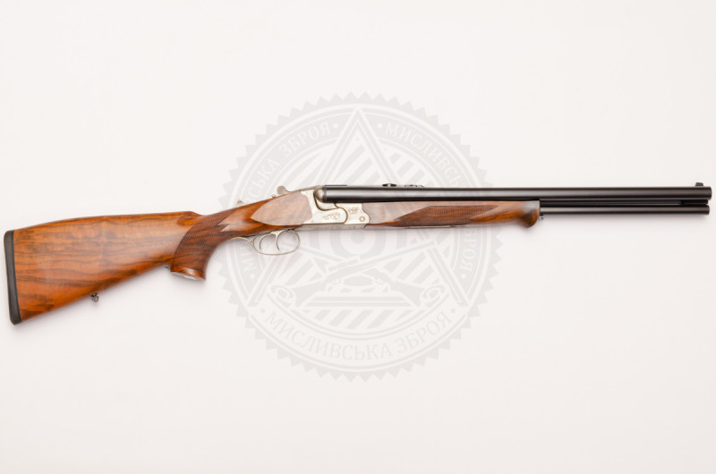 Комбінована рушниця Krieghoff Optima Arabesken 12/76 (2 шт.) - 8×57 550 мм горіх