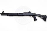 Рушниця помпова Huglu Atrox Tactic Plus Black Telescopic Stock 12/76 470 мм