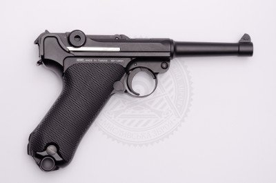 Пістолет пневматичний KWC P-08 Luger KMB-41DHN Blowback 4,5 мм