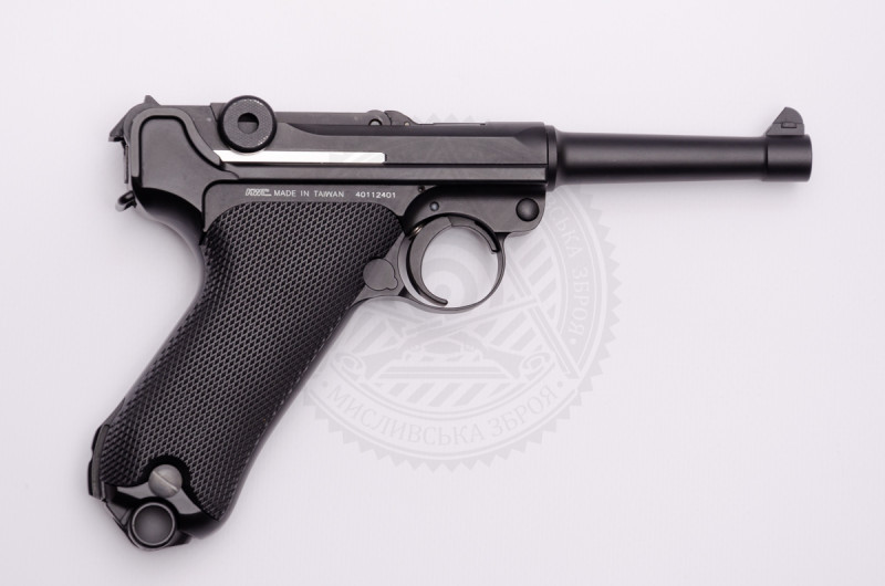 Пістолет пневматичний KWC P-08 Luger KMB-41DHN Blowback 4,5 мм