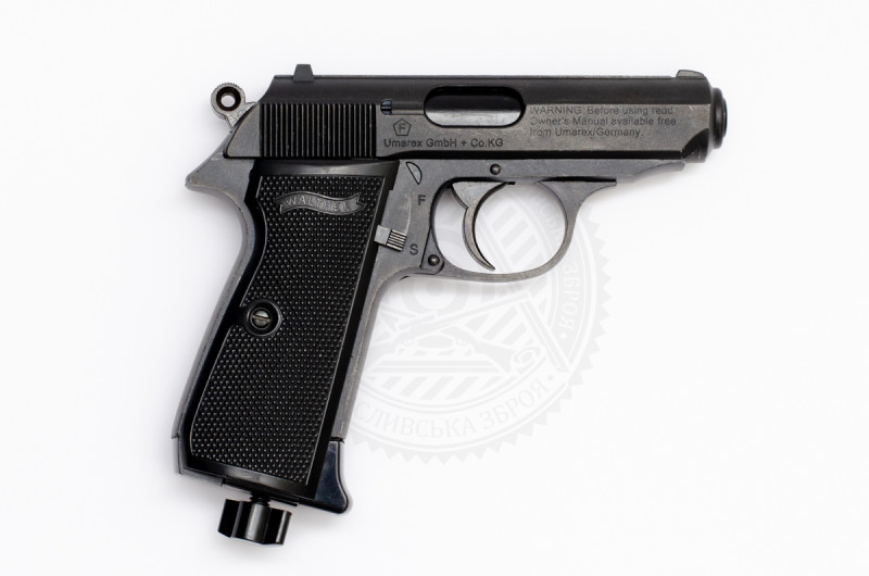 Пістолет пневматичний Walther CO2-Pistole PPK/S 4,5 мм