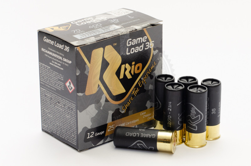 Патрон Rio Game Load 36 №1, калібр 12/70, дріб 36 г