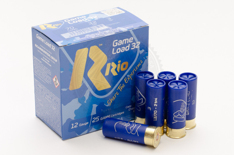 Патрон Rio Game Load 32 №3, калібр 12/70, дріб 32 г