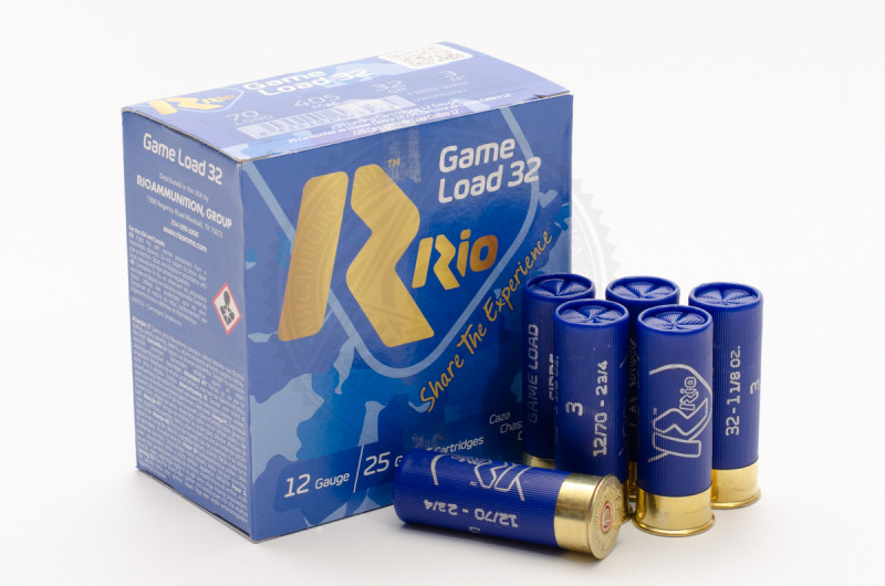 Патрон Rio Game Load 32 №3, калібр 12/70, дріб 32 г