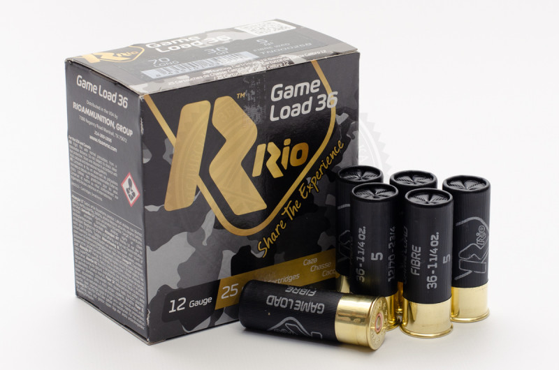 Патрон Rio Game Load 36 FW New №5, калібр 12/70, дріб 36 г