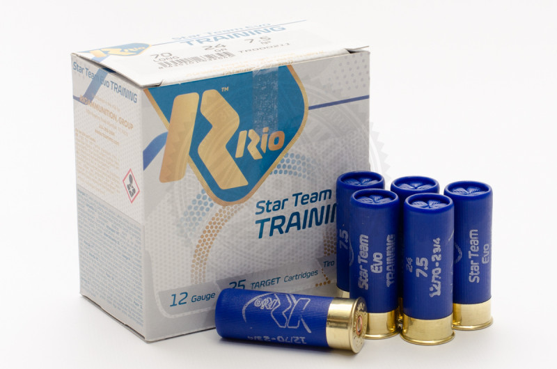 Патрон Rio Star Team-24 Evo Training №7.5, калібр 12/70, дріб 24 г