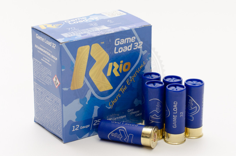 Патрон Rio Game Load-32 №4, калібр 12/70, дріб 32 г