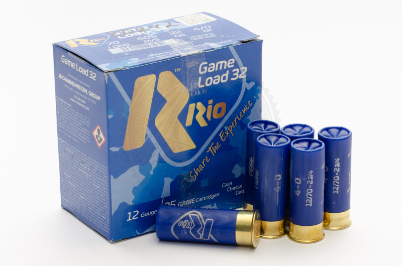 Патрон Rio Game Load-32 FW 4/0, калібр 12/70, дріб 32 г