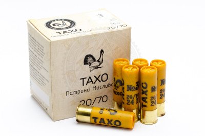 Патрон Тахо №3, калібр 20/70, дріб 24 г