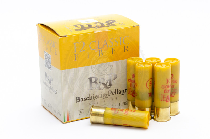 Патрон B&P F2 Classic Fiber №5, калібр 20/70, дріб 30 г