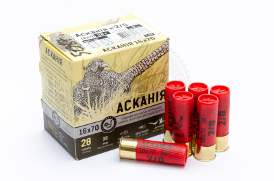 Патрон Тахо Аскания №2/0, калибр 16/70, дробь 28 г