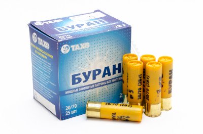 Патрон Тахо Буран б/к №5, калібр 20/70, дріб 28 г
