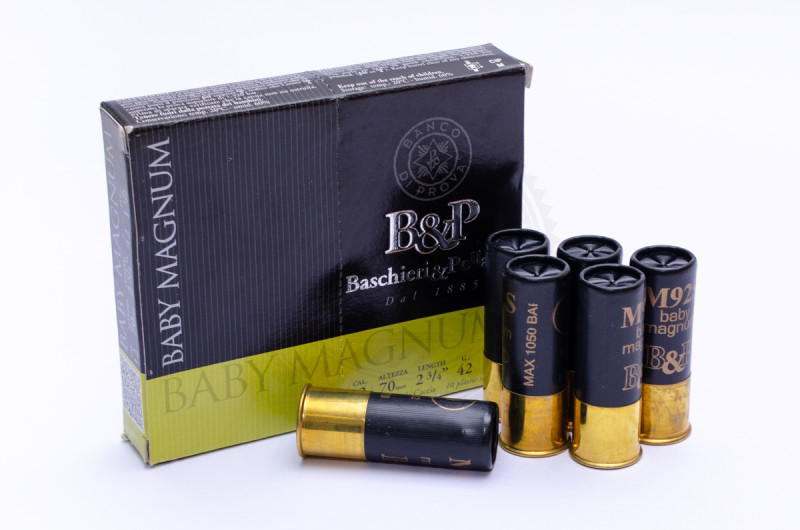 Патрон B&P Baby Magnum №0 контейнер, калібр 12/70, дріб 42 г