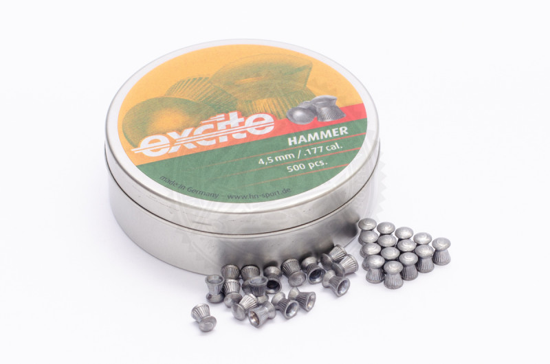 Пули пневматические H&N Excite Hammer 4,5 мм, 0,51 г, 500 шт.