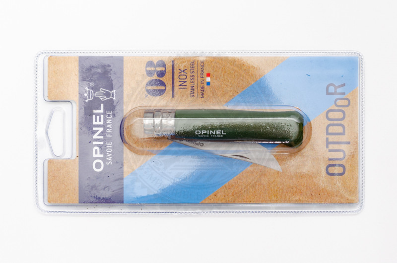 Ніж Opinel Inox №8 (зелений)