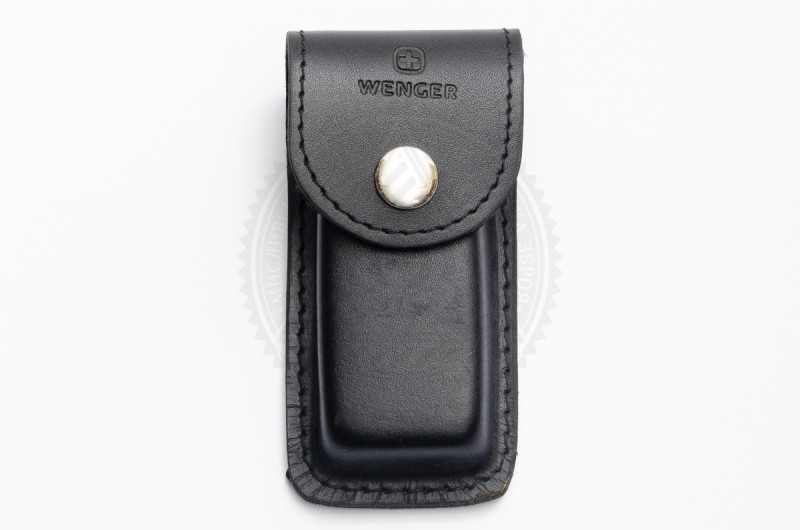 Чохол на ніж шкіряний чорний Wenger Н6 110