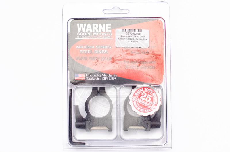 Кольца Warne Part # 201LM 25,4 мм